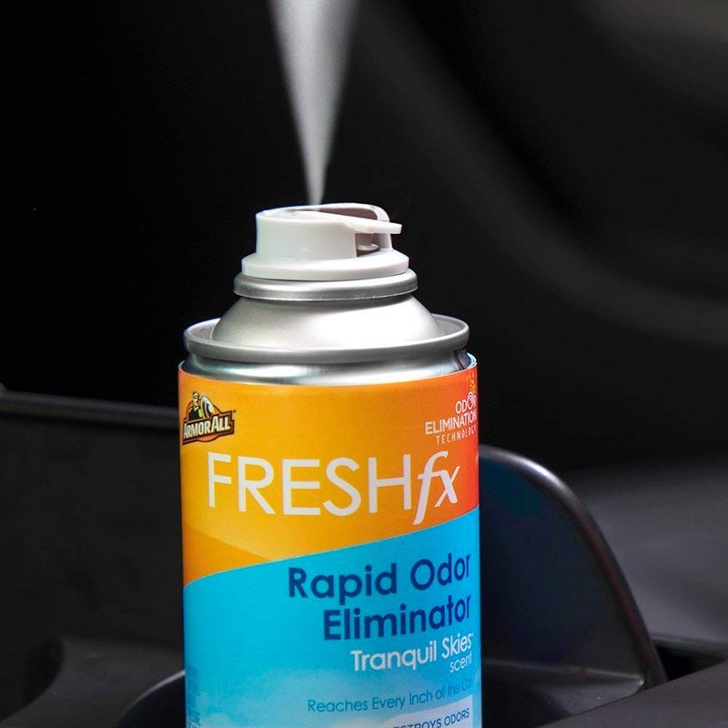 Armor All Fresh FX Smoke X Car Odor Eliminator Spray, Car Air Freshener Spray (New Car) - Image 3